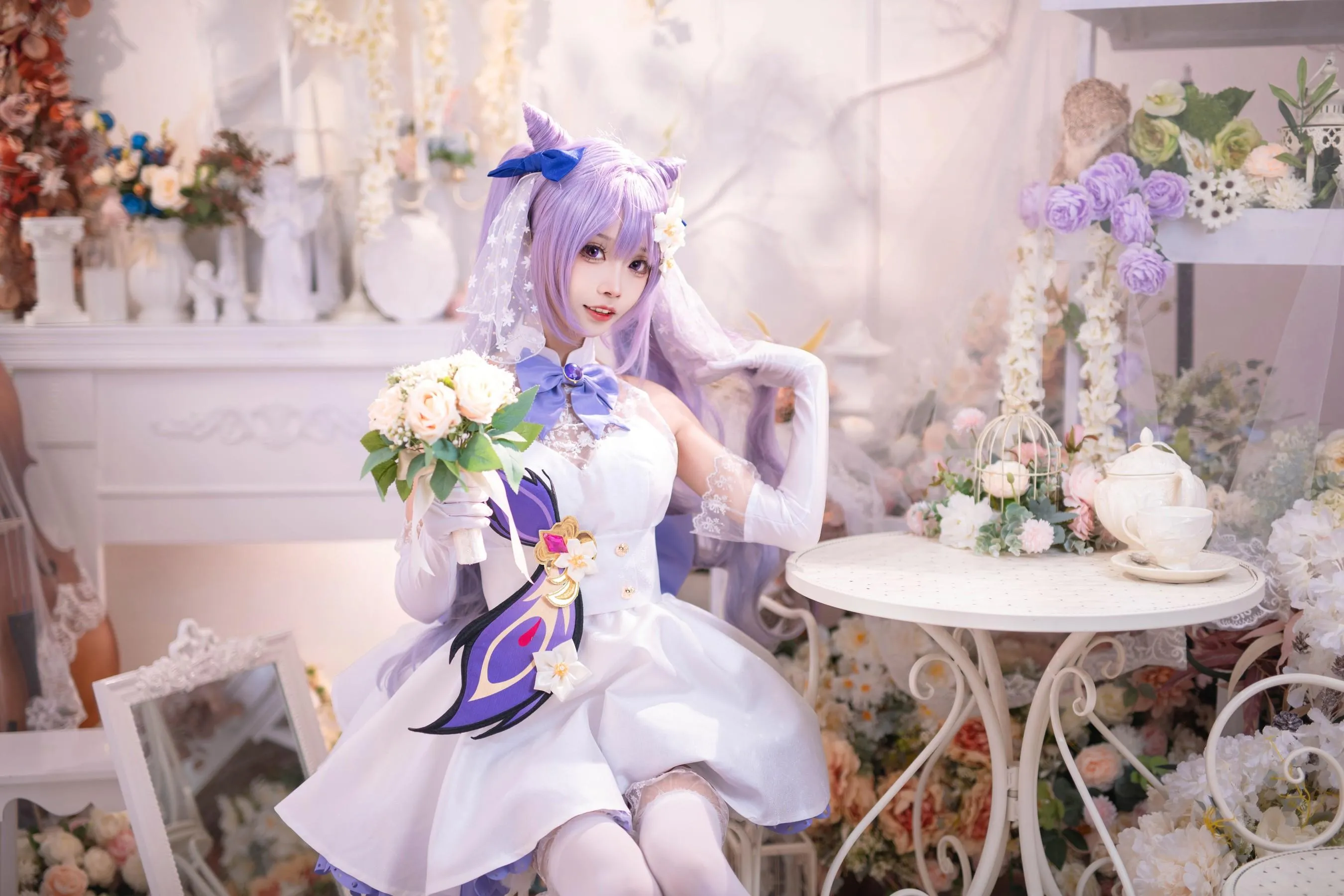 艾西aiwest – NO.02 刻晴花嫁 [40P]插图3